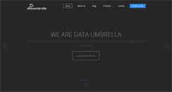 Desktop Screenshot of dataumbrella.com